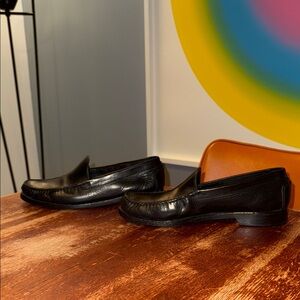 Polo Ralph Lauren Men’s Black Leather Loafers /Made in Italy - Size 9.5